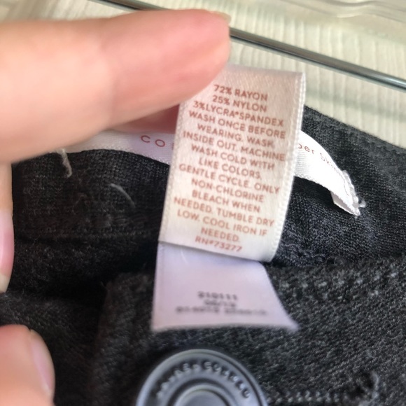 Lauren Conrad Super Skinny Large Gray Work Pants - Picture 6 of 6